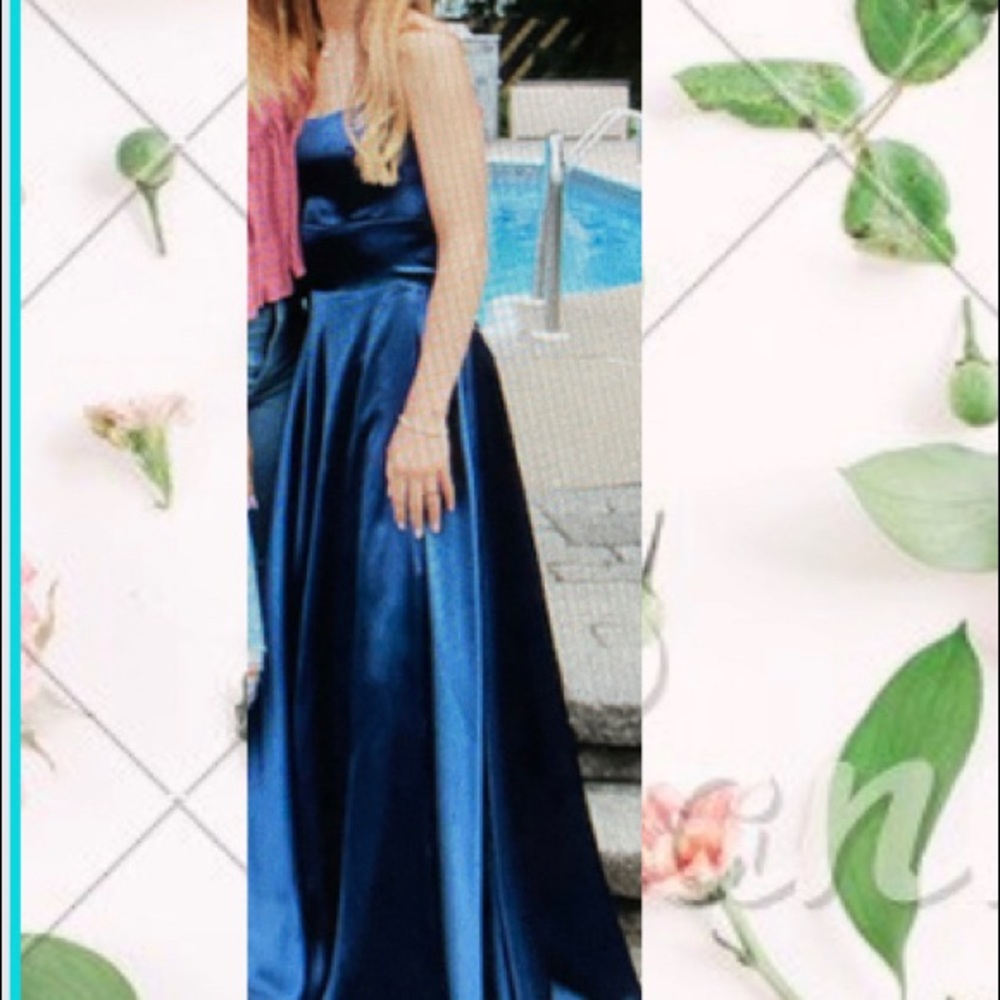 Royal Blue Prom Dress - Picture 4 of 4